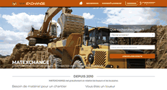 Desktop Screenshot of matexchange.fr